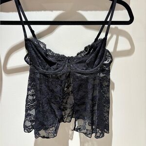 Elegant Black Lace Camisole